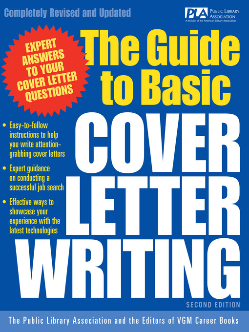 Title details for The Guide to Basic Cover Letter Writing by Public Library Association - Available